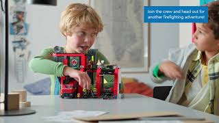 LEGO City - Hasičská stanice s hasičským vozem