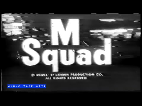 WOC Tape 0078 Commercial Compilation "M Squad"  -1960s