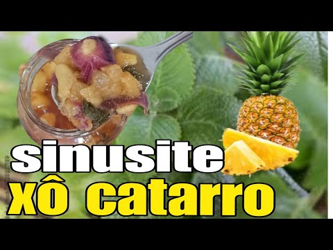 XAROPE CASEIRO para  SINUSITE  MUCO NA GARGANTA (Pigarro, Catarro, Secreção..)