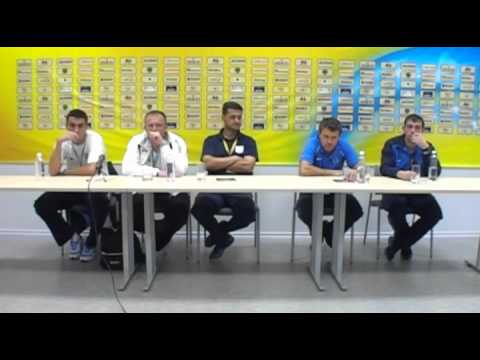 30.09.2011. UEFA Futsal Cup: FK Nikars - Leotar Trebinje press conference