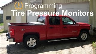 2011 Silverado: Programming the Tire Pressure Monitoring System (TPMS)