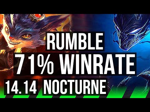 RUMBLE vs NOCTURNE (JGL) | 71% winrate, 9/4/13 | VN Grandmaster | 14.14