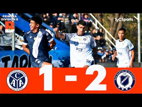 Acassuso 1-2 San Martín (B) | Primera División B | Fecha 13 (Apertura)