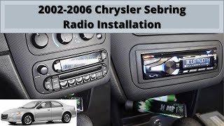 2002-2006 Chrysler Sebring Radio Installation