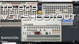 Video thumbnail for TR-909 VST Shootout - Roland, AudioRealism, D16, which is best (if any) ? - Sanxion Studio by Sanxion-Music