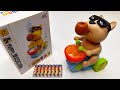 Unboxing Electric Spray Dog Peppa Pig Music Car Remote Control Police Car Spray Train