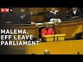 Malema Leaves Parliament After Heated Debate