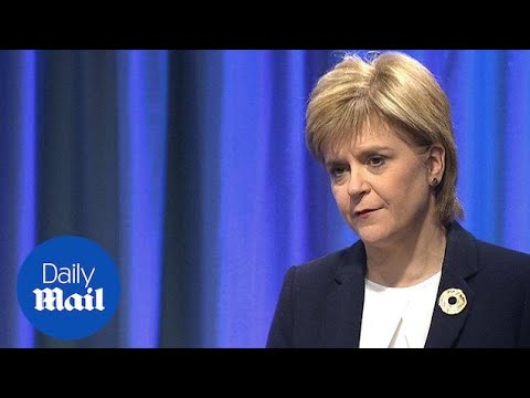 Nicola Sturgeon also spoke of Scotland's commitment to refugees - Daily Mail