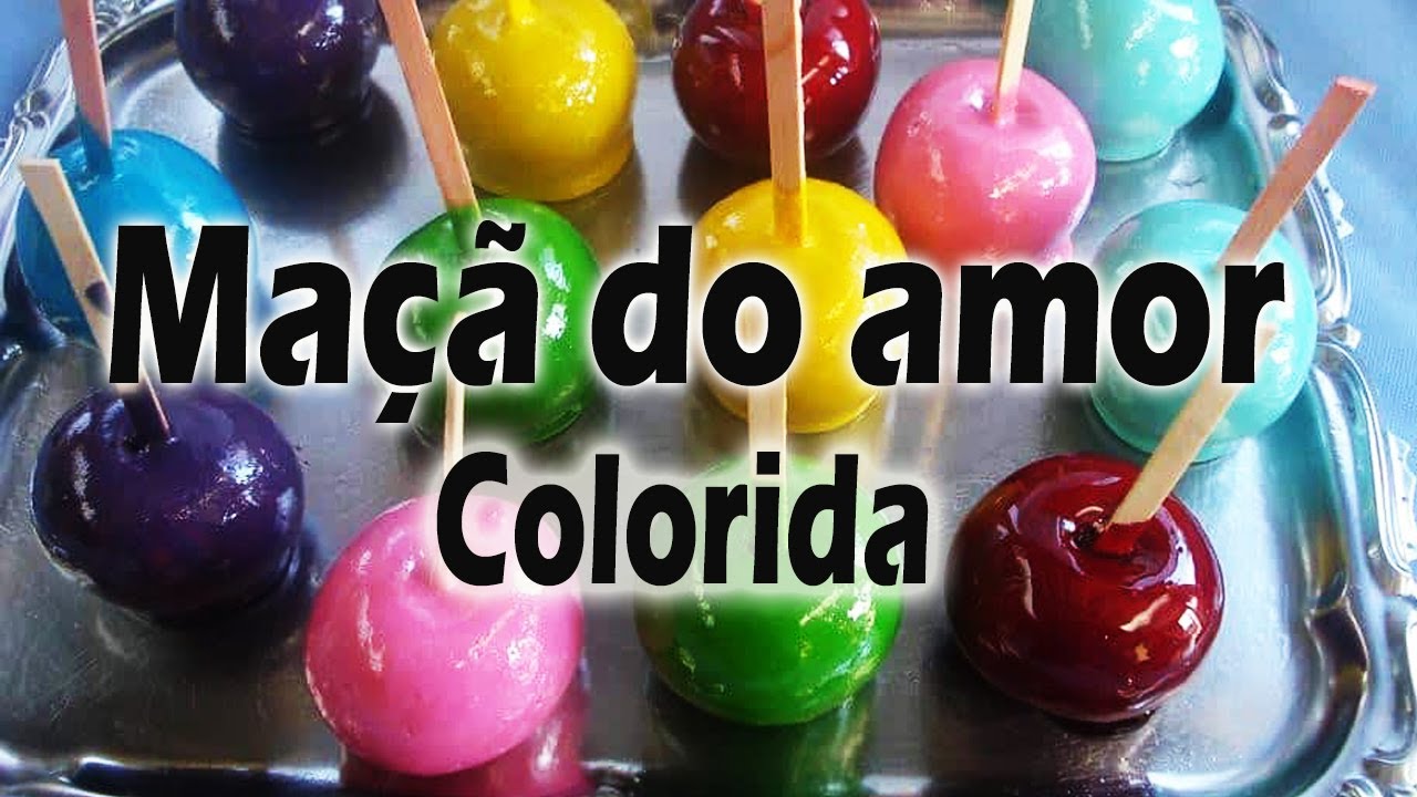 Watch Now Como se faz Maçã do Amor - Coloridas Como se faz Maçã do Amor - Coloridas