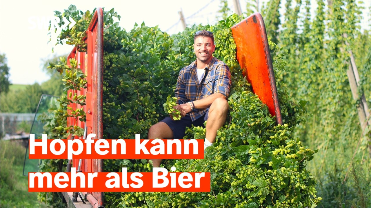 Eine Genusstour rund ums grüne Gold mit Craftbeer, Kränzen und Kräuterkissen | SWR Treffpunkt