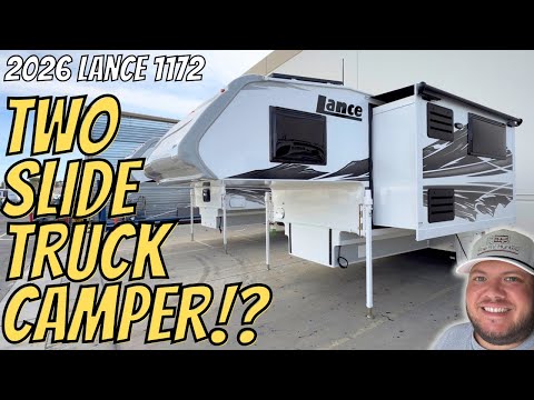 2026 Lance 1172….This Truck Camper Has TWO Slides!?