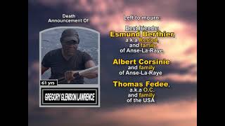 Gregory Glenison Lawrence ~ Long Obituary