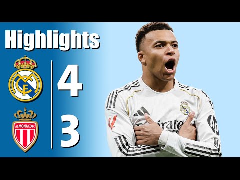 Real Madrid vs Monaco 4-3 - Todos los goles y resúmenes - 2026