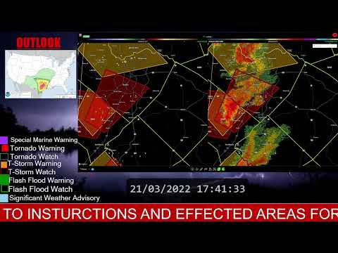 Tornado Warning Austin TX 3/21/22 EAS#528