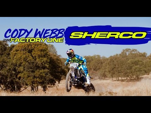 Cody Webb To ride for FactoryOne Sherco
