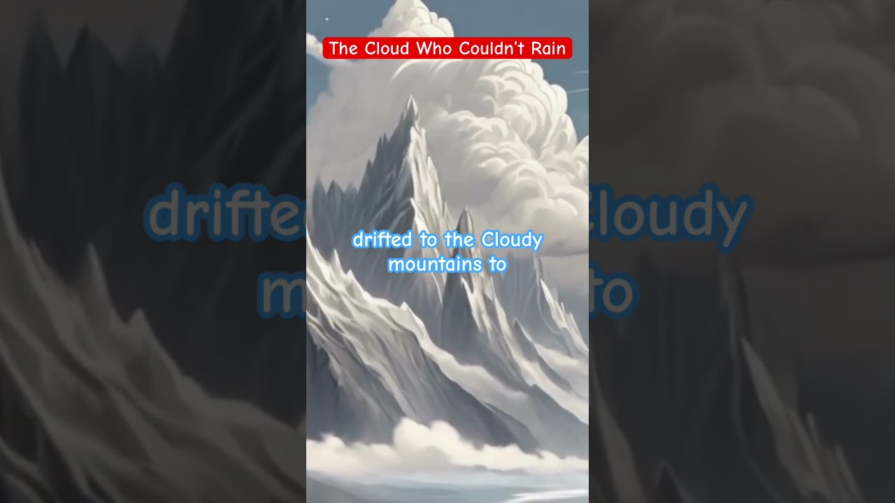 The Cloud Who Couldn't Rain - Kids bedtime stories