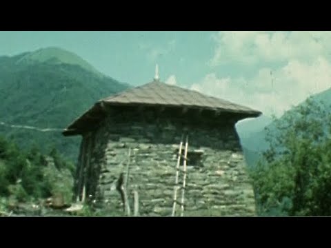 Грузия. Гудани. Экспериментальная застройка древних сёл 2.08.1980