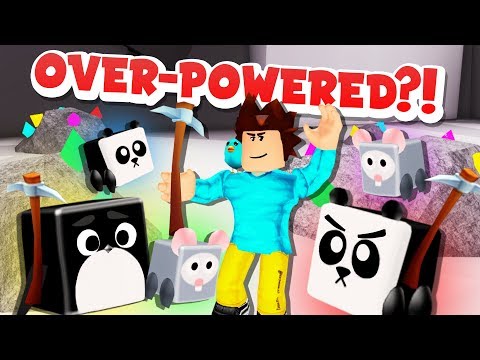 I Tried GRINDING All Day And Finally Got OVERPOWERED PETS in Pet Mining Simulator