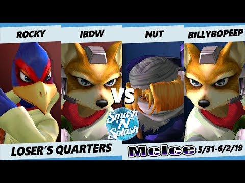 SNS5 SSBM - iBDW & Rocky Vs. billybopeep & Nut - Smash Melee Doubles Loser's Quarters
