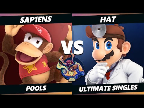 Show Me Your Moose - Sap1ens (Diddy Kong) Vs. Hat (Dr. Mario) Smash Ultimate - SSBU