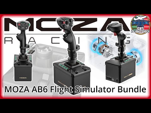 MOZA AB6 Force Feedback Flight Bundle Unboxing, Testing, First Impressions and Quick AB9 Comparison!