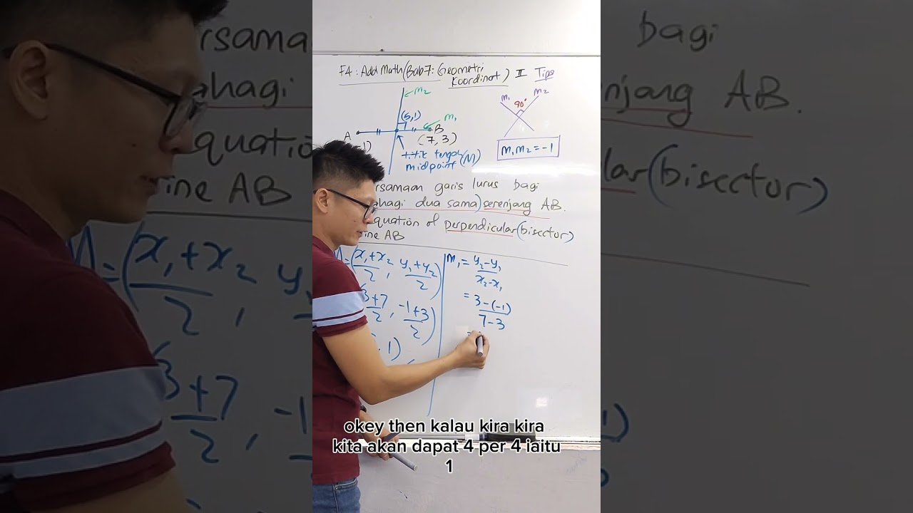 Ting.4 | Matematik Tambahan | Bab 7: Geometri Koordinat II | C7: Coordinates Geometry [SPM | Tips]