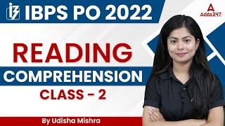 IBPS PO 2022 -  READING COMPREHENSION Class #2 | English By Udisha Mishra