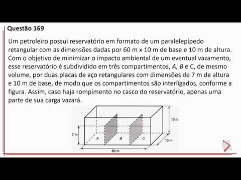 ENEM 2016 - Questão 169 - Matemática e suas tecnologias (ref. prova cinza)