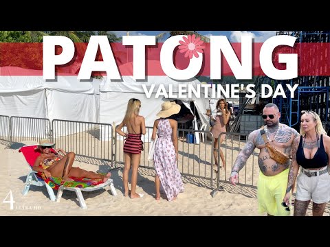 【4K 】Patong Beach Phuket 2023 Walking