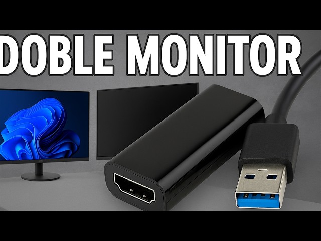 Vídeo relacionado con StarTech.com Adaptador Gráfico USB 3.0 a HDMI - UltraHD 4K30Hz - Conversor Externo USB-A a HDMI para Monitor - Mac y Windows