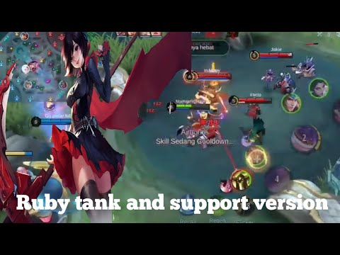 RUBY TANK BUILD 2021 | GAMEPLAY RUBY MIDLANE 2021