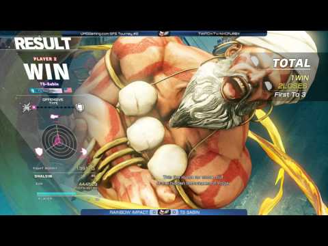 SF5 @ UMGOnline #2 - Rainbow Impact (R. Mika) vs TS Sabin (Dhalsim) [720p/60fps]
