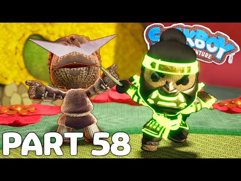 Sackboy A Big Adventure - Friends In High Places 100% Walkthrough Part 58 - PS5 Gameplay