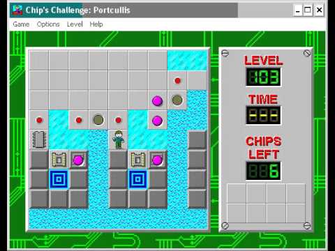 CCLP1 level 103 solution - 977 seconds