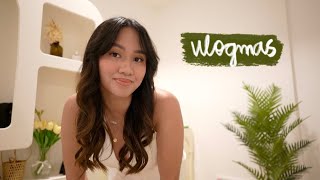 vlogmas day 20 ♡ replenishing bathroom stuff & gift wrapping