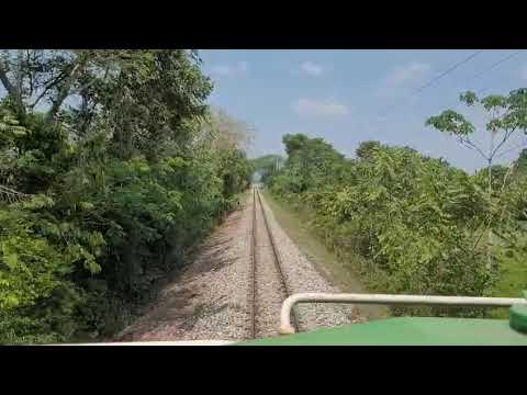 Llegada en tren a estacion carare en puerto parra Santander 