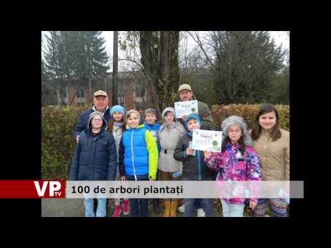 100 de arbori plantați