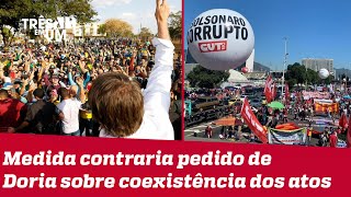 Justiça autoriza manifestações pró e contra Bolsonaro em 7 de setembro
