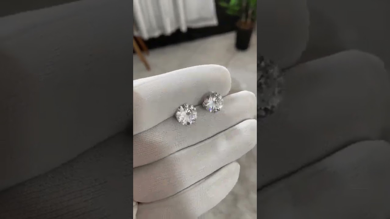 Watch Now PAR DE BRINCOS PRATA 925 - Zircônia 10mm PAR DE BRINCOS PRATA 925 - Zircônia 10mm