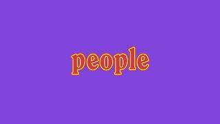people Music Video