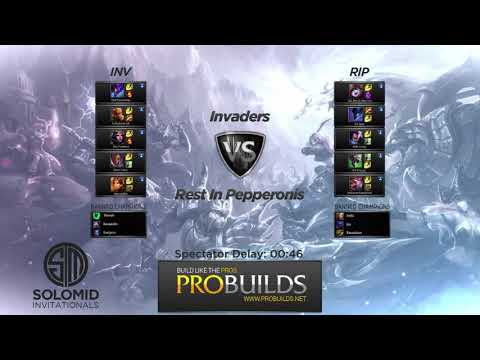Solomid EU Invitational 5: Rest In Pepperonis vs INVADERS G2 (06.05.2014)
