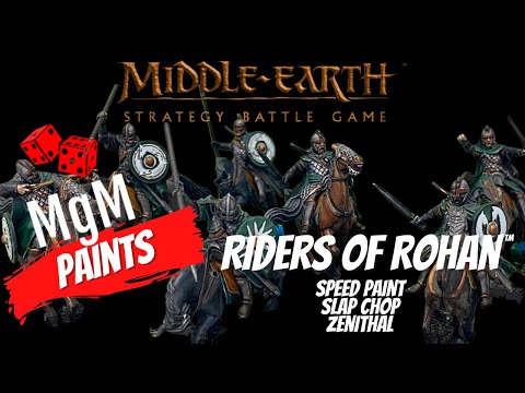 Riders of Rohan | Speed Paint Slap Chop | Middle Earth Strategy Battle Game | MgM Paints