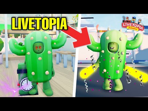 CACTUS AND THE WORST ENCOUNTER ON LIVETOPIA...! ROBLOX - CHALLENGES