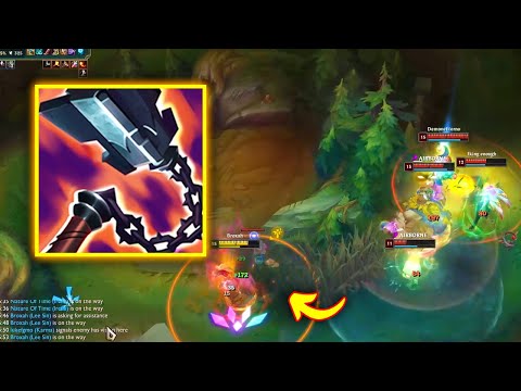 Can 5 Poeple kill Broxah's Goredrinker Lee Sin ?