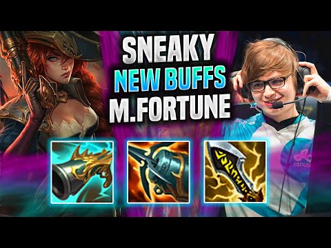 SNEAKY TRIES NEW BUFFS MISS FORTUNE! - Sneaky Plays Miss Fortune ADC vs Kog'Maw! | Season 2022