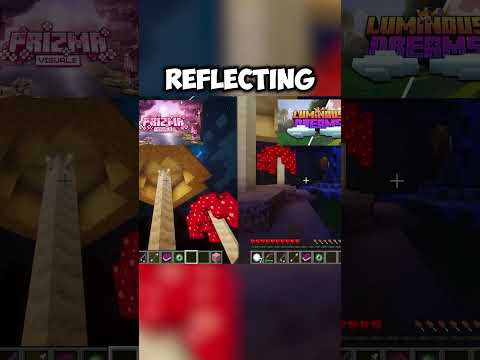 Prizma Visuals vs Luminous Dreams which is better shaders? #minecraft