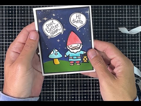 Fun Gnome get well card
