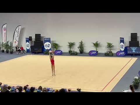 Strasbourg GRS N2 Hristina Parvanova. Championnat de France 2021/22.