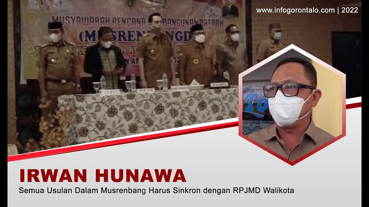 Irwan Hunawa : Semua Usulan Harus Sinkron Dengan RPJMD Walikota