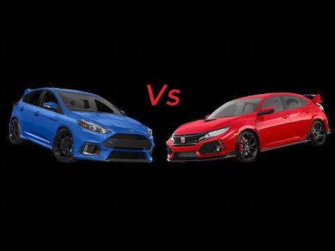 Focus RS MK3 vs Civic Type R FK8 | 0-200 km/h Acceleration Battle